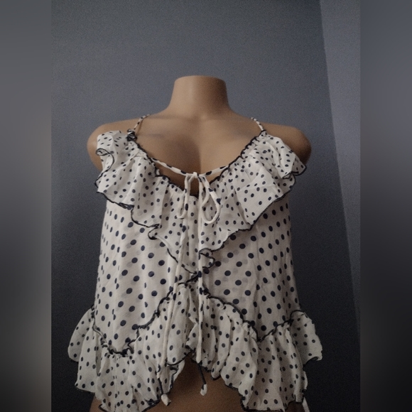 Free People Dance Till Dawn Ruffle Tank NEW XS - Picture 5 of 7